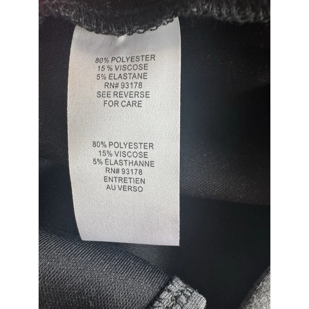 Lafayette 148 New York Stretch Black Pencil Skirt Sz 12